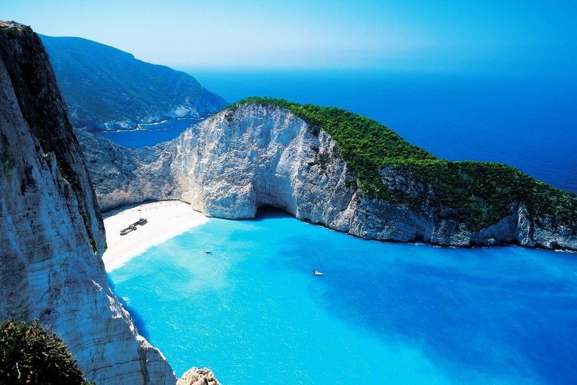 Photography - Coastline Beach Water Earth Sea Bay Greece Wallpaper