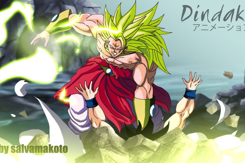 Broly ss3 vs Goku by dindakai