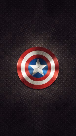Captain America Shield iPhone 6 Plus HD Wallpaper / iPod Wallpaper
