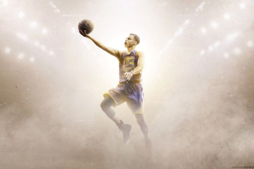 Stephen Curry Golden State Warriors Layup Wallpaper