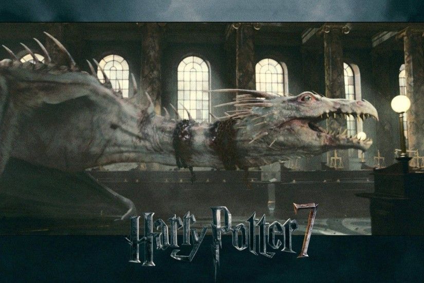 ... Harry Potter Deathly Hallows Dragon Wallpaper. Download