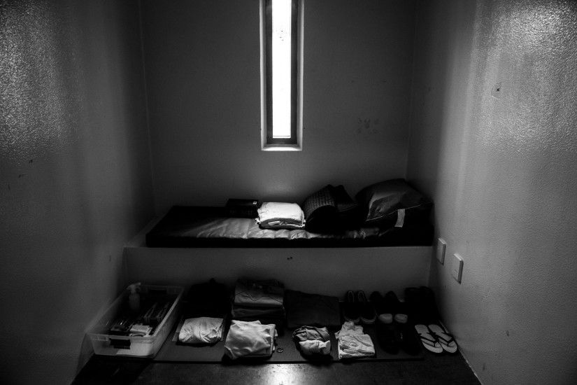 A prison cell, staged for journalists, in the now-closed Camp 5 at  GuantÃ¡namo. Credit Bryan Denton for The New York Times
