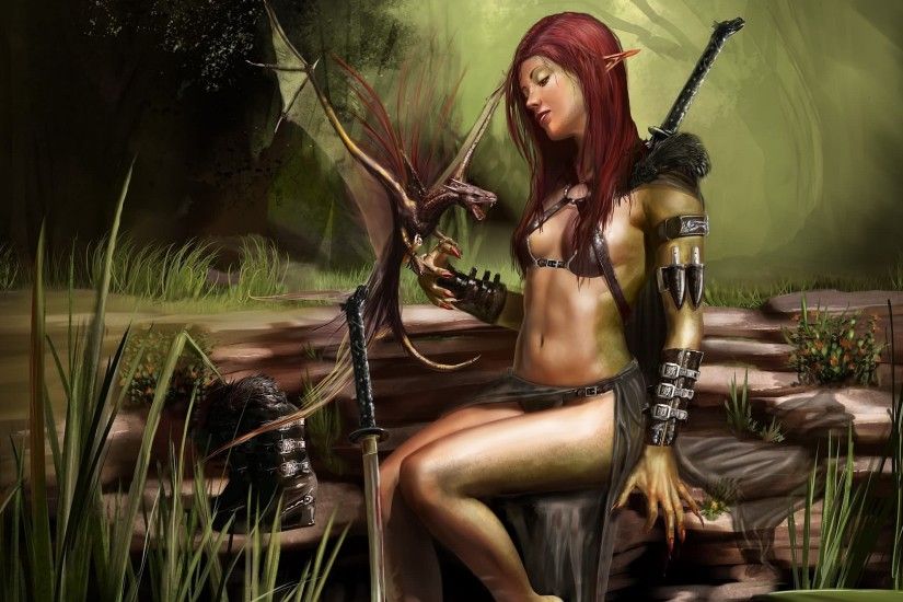 Fantasy - Women Warrior Wallpaper