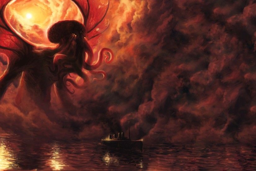 Cthulhu, Fantasy Art, H. P. Lovecraft Wallpapers HD / Desktop and Mobile  Backgrounds