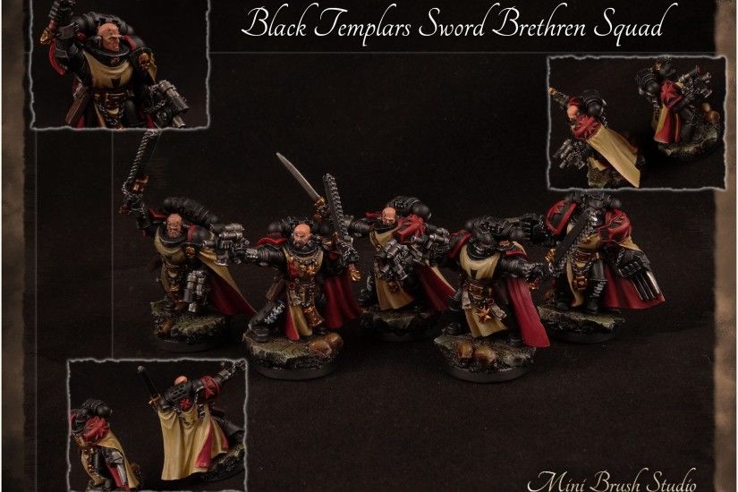 Warhammer 40k - Sword Brethren Squad ( Black Templars )