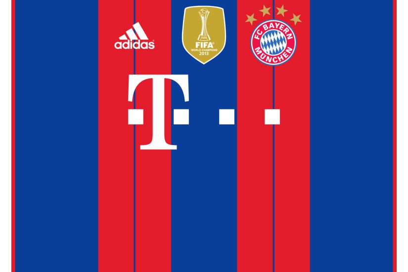 ... FC Bayern Munich Home Kit Wallpaper by the27thFalkon