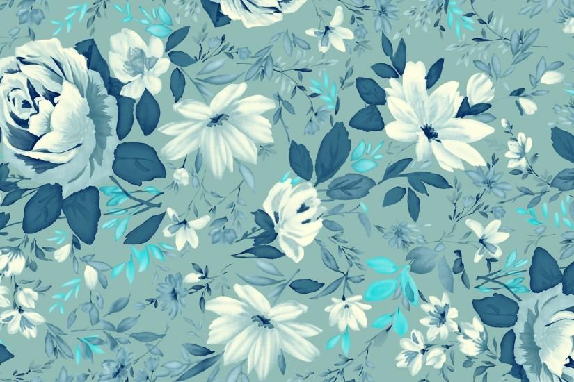 Blue Vintage Floral Pattern Background - clipartsgram.com Blue Floral  Pattern Background