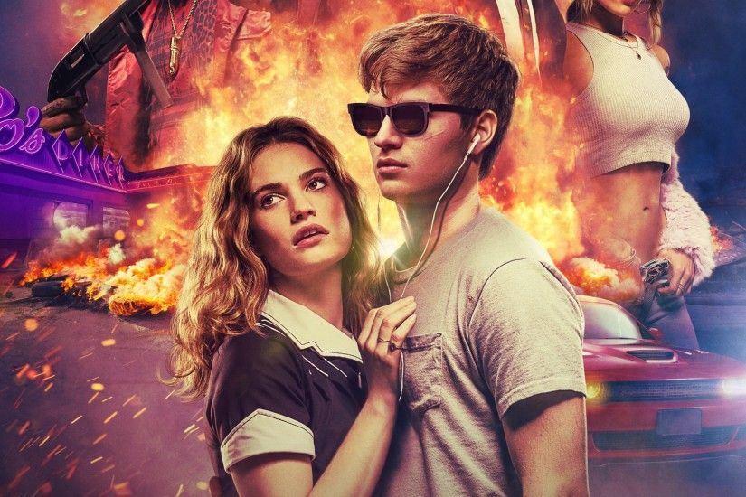Baby Driver, Ansel Elgort, Lily James