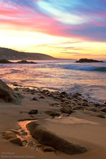Beach Sunrise, Laguna Beach, Nature Wallpaper, Beaches, Sunrises,  Photographs, Beautiful Sky, Iphone Wallpapers