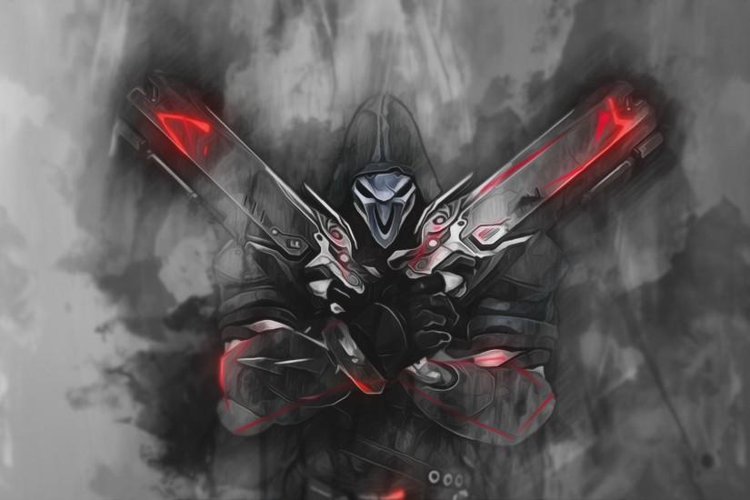 Reaper - Overwatch Wallpaper by RaycoreTheCrawler on DeviantArt