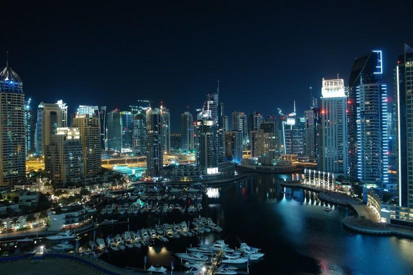 Wallpapers glittering city Dubai 2560x1600.