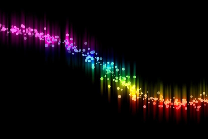 Preview wallpaper abstract, black, colorful, curve 1920x1080