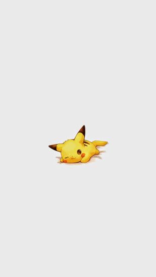 Cute Pikachu Pokemon Character iPhone 6+ HD Wallpaper
