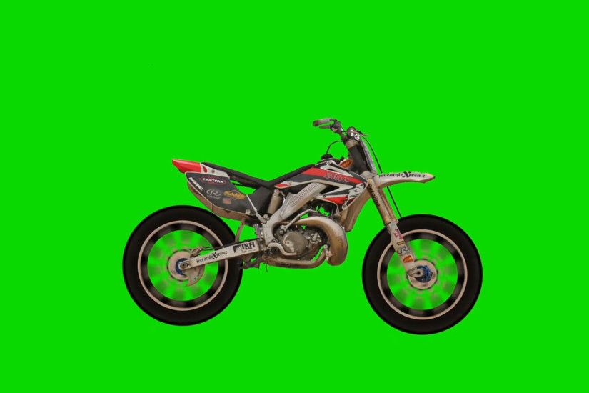 Motocross Dirt Bike on a Green Screen Background Motion Background -  VideoBlocks