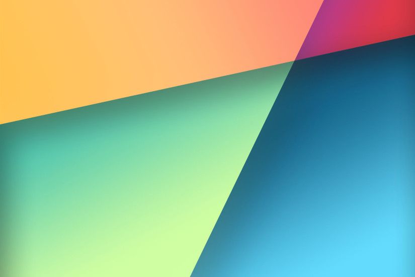 ... Nexus 7 Stock Wallpaper in Google Play Colors by R3CONN3R