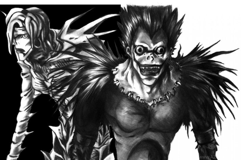 Download Wallpapers, Download 2560x1600 Death Note Ryuk Rem .