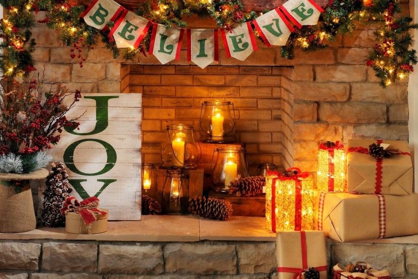 holiday happy new year merry christmas fireplace candles gift boxes holiday  fireplace candles gift box new