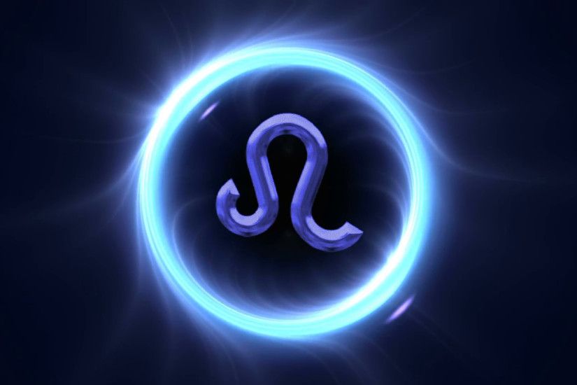 Astrological sign Leo on a dark background Motion Background - VideoBlocks