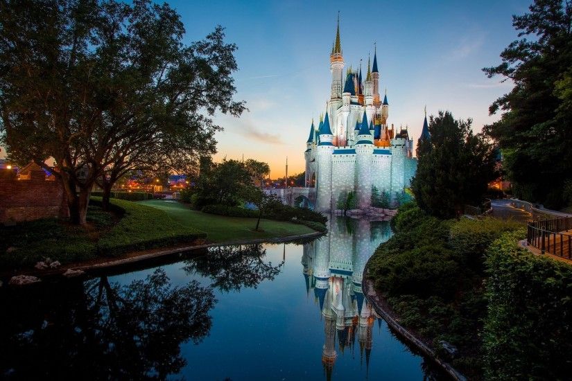 Disneyland castle walt disney world.