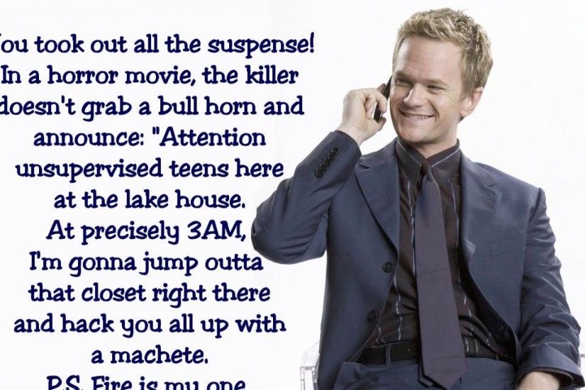 horror quotes funny barney stinson how i met your mother 1024x768 wallpaper  Wallpaper HD