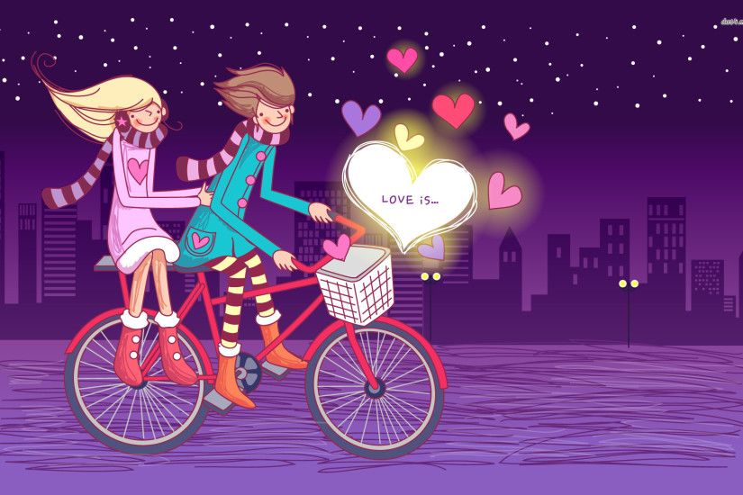 valentines day animated cartoon wallpaper free hd desktop