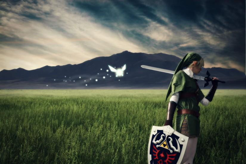 Legend of Zelda Field Background.