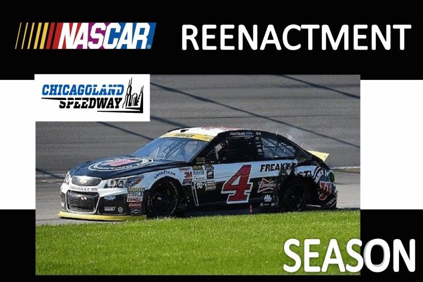 NASCAR REENACTMENT S2 E3 Kevin Harvick Crashes at Chicagoland 2015 Stop  Motion