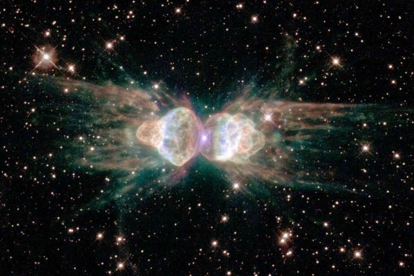 This image from NASA's Hubble Space Telescope is of a celestial object  called the Ant Nebula