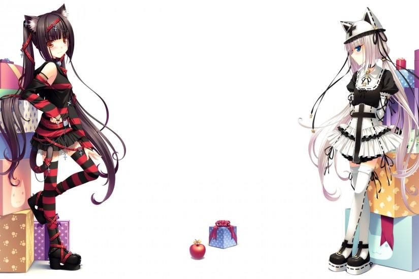 anime Girls, Anime, Neko Para, Vanilla (Neko Para), Chocolat (Neko Para)  Wallpaper HD