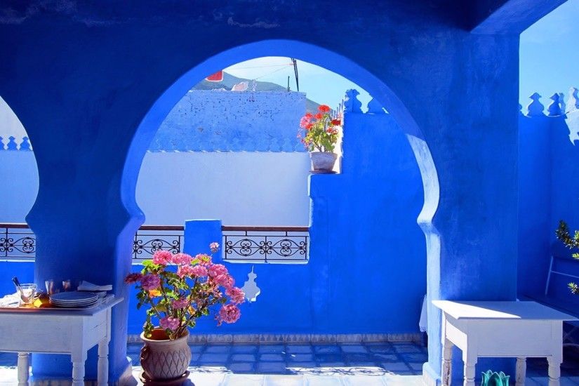 Romantic Chefchaouen, Morocco 4K Wallpaper