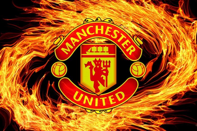 Manchester United wallpaper with fire