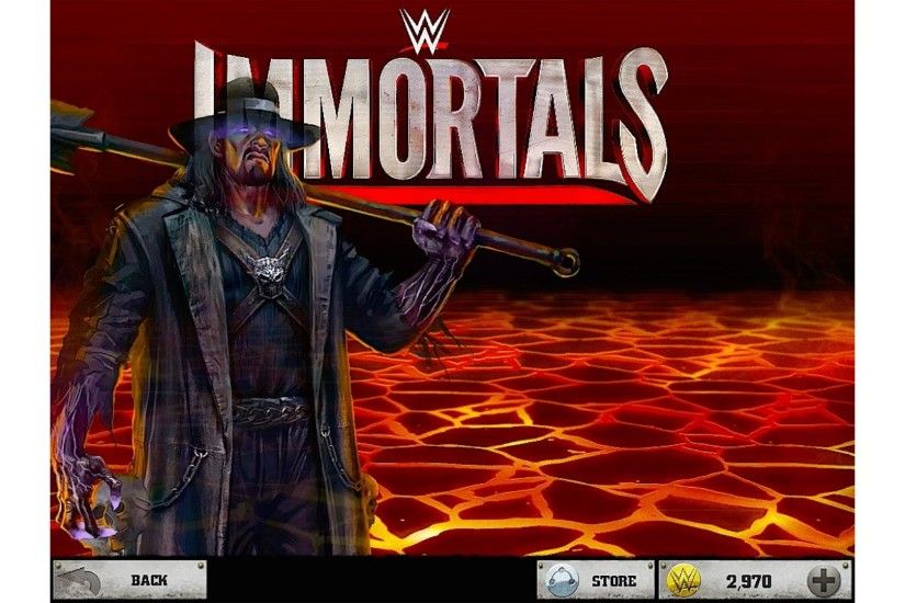 WWE Immortals Full Match Gameplay w/ Option Menus!