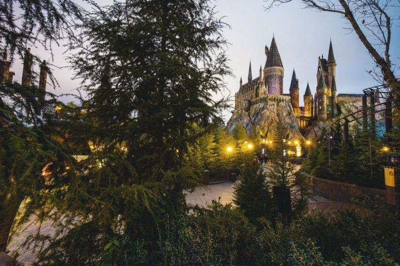 hogwarts wizarding world of harry potter tower castle