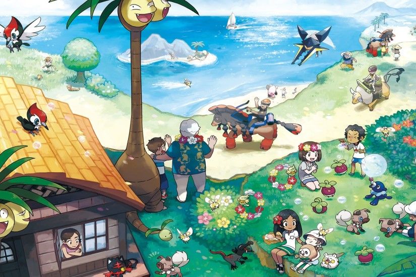 Pokemon Sun/Moon Starter wallpapers Album
