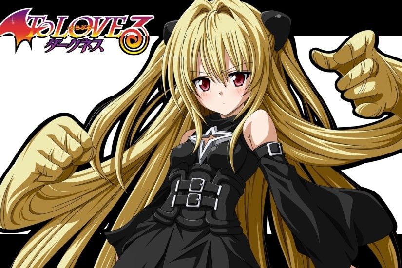 anime, To Love ru, Golden Darkness, Blonde, Red eyes HD Wallpapers /  Desktop and Mobile Images & Photos