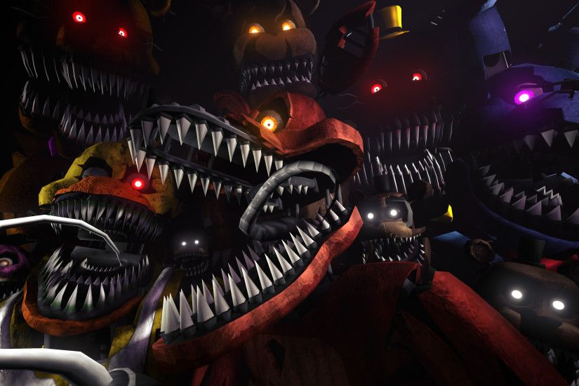 We'll Stay Here Forever (FNAF SFM Wallpaper) by Kana-The-