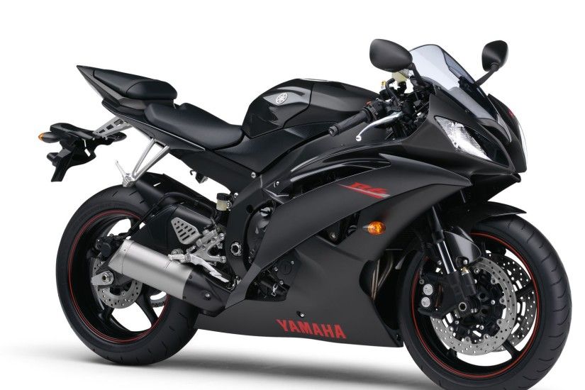 Preview wallpaper motorbike, black, yamaha r6 3840x2160