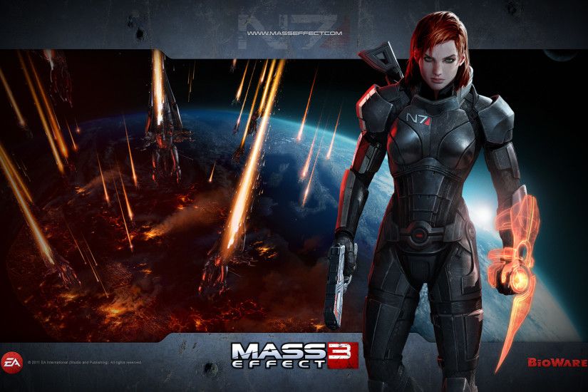 Mass Effect 3 Female Shepard Wallpaper