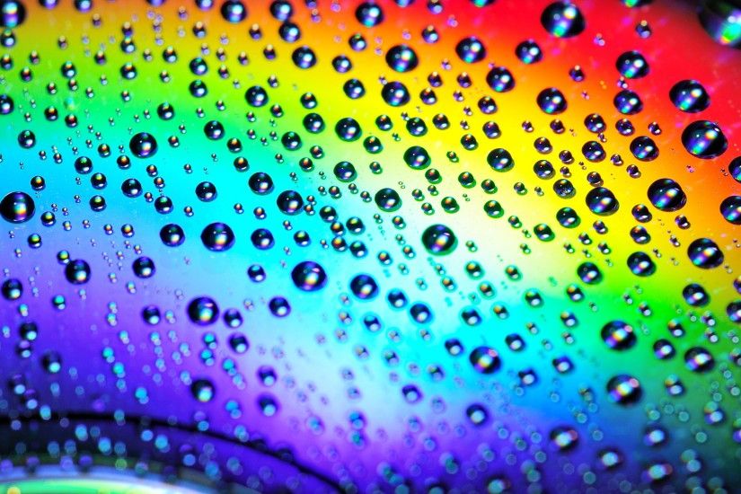 Rainbow Water Drops. UPLOAD. TAGS: Cool Backgrounds Background Cute Computer