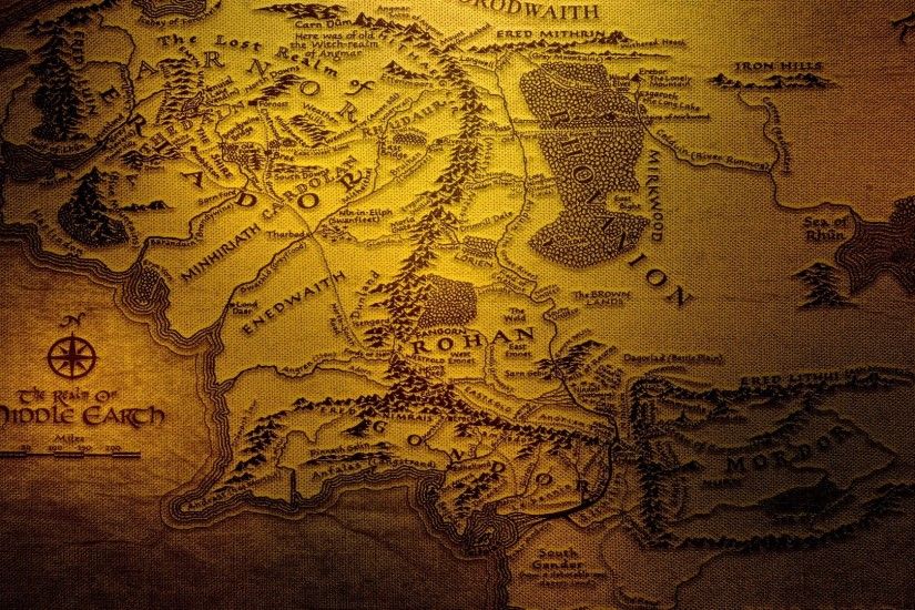 1920x1080 Middle Earth Map 729962 .