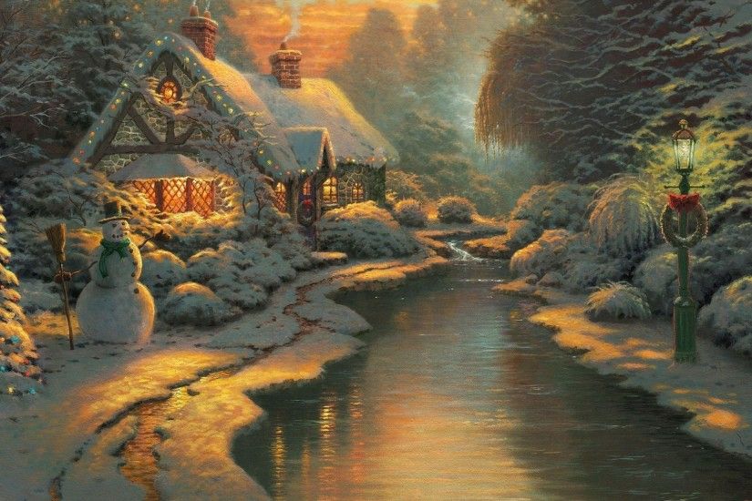 1920x1080 Christmas Cottage. How to set wallpaper on your desktop? Click  the download link from above and set the wallpaper on the desktop from your  OS.