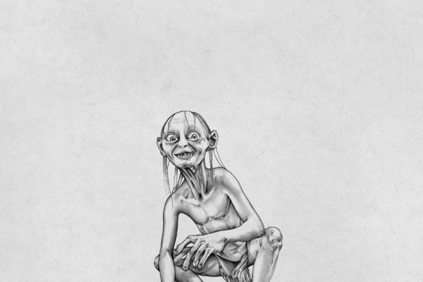 Lord Of The Rings Gollum Wallpaper Desktop Background #I23