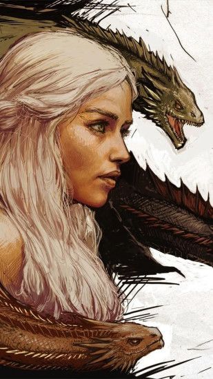 Supernatural Creature, House Targaryen, Art, Arya Stark, Dragon Wallpaper  in 1080x1920 Resolution