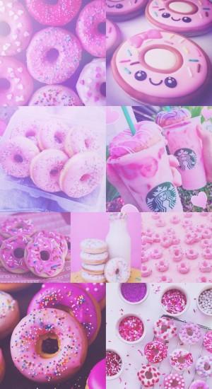 donut, donuts, pink, purple, pretty, Starbucks, wallpaper, hd,