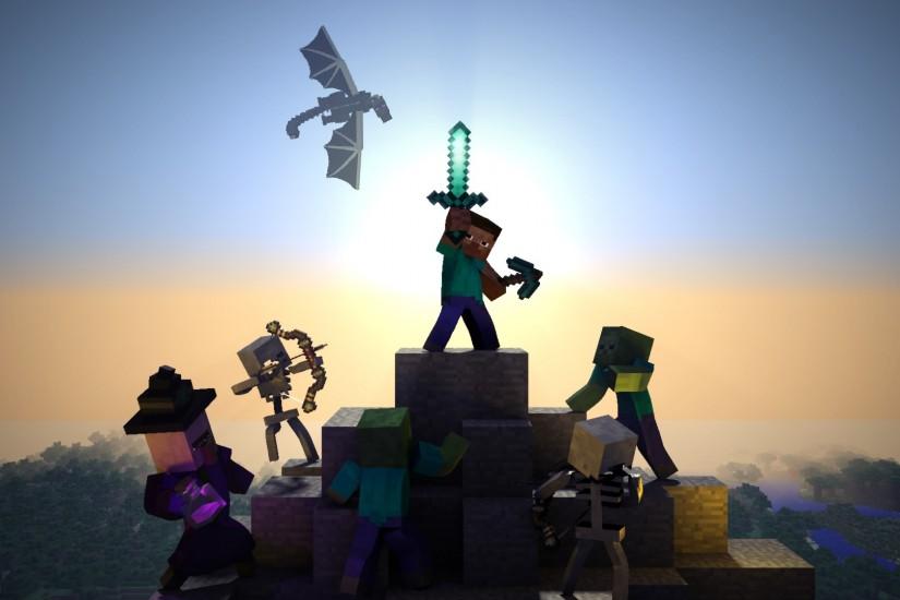 Minecraft wallpaper HD ·① Download free awesome HD ...