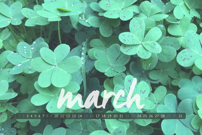 Digital Delicacy: March Desktop Calendars