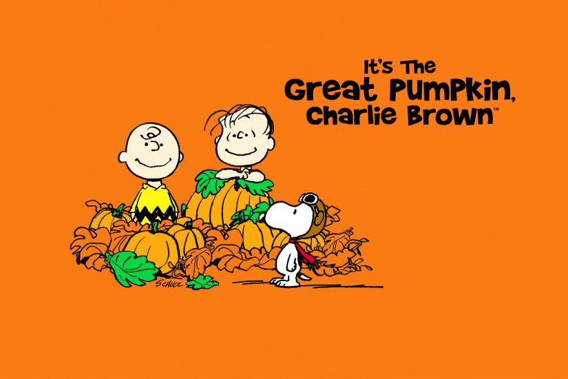Great Pumpkin Charlie Brown Background HD.