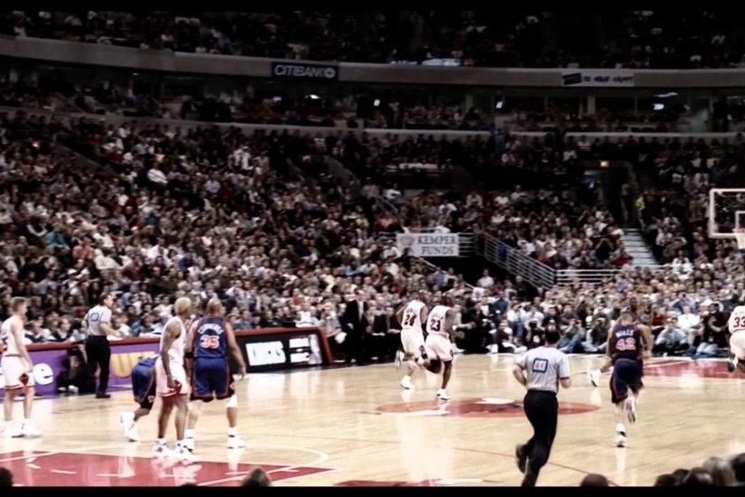 Michael Jordan fast break dunk vs. Knicks (Native HD, 1080p/30) - YouTube
