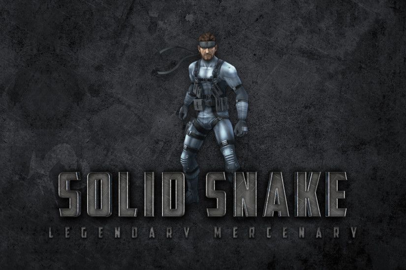 ... Legendary Merc - Solid Snake Wallpaper HD Remake by kurama805