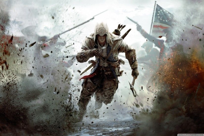 Assassin's Creed 3 Connor Free Running HD Wide Wallpaper for Widescreen